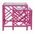Chippendale Nesting Tables - Bright Pink For Sale In West Palm - Image 6 of 7