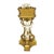 Vintage Italian Venetian Figural Cherub Putti Gold Gilt Resin Bookstand Lectern For Sale