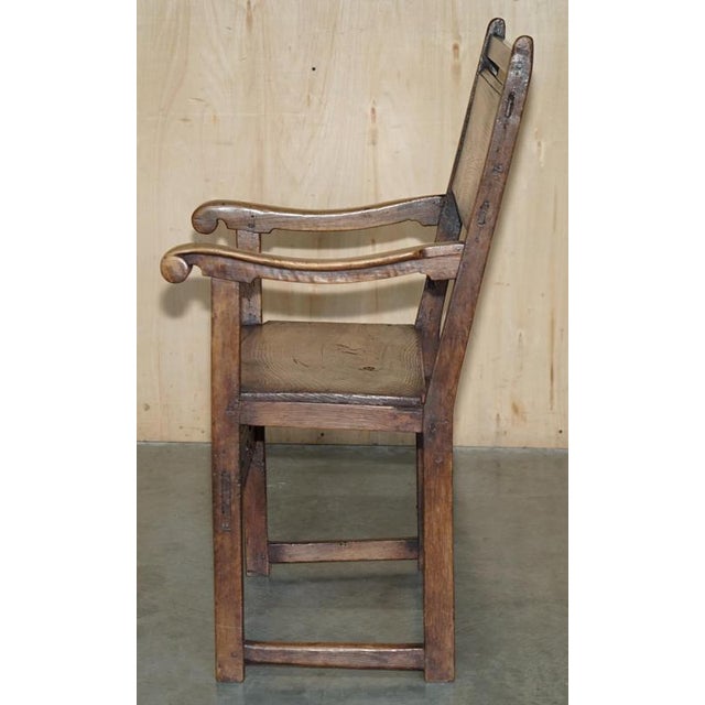 Antique Provincial Hand-Carved Elm and Fruitwood Chair, 1780-1820 For Sale - Image 15 of 18