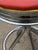 Metal Vintage Blue, Red, Orange, and Yellow Swivel Bar Stools, 1990s, Set of 5 For Sale - Image 7 of 18