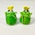 We love this pair of vintage Cabbage/Lettuce Leaf Salt and Pepper Shakers. Each is topped with a yellow butterfly....