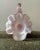 2000 - 2009 Vintage Signed Fenton Pink Iridescent Hand-Painted Pansy Pitcher For Sale - Image 5 of 5