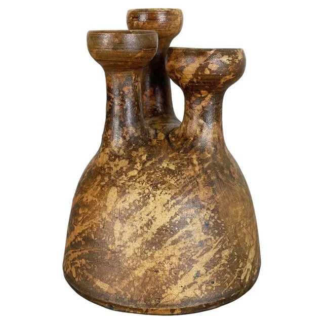 Abstract Ceramic Studio Pottery Vase from Gerhard Liebenthron, Germany, 1970s For Sale - Image 11 of 11