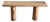 Solid Teak Wood Console Table, Natural Finish Modern Organic For Sale