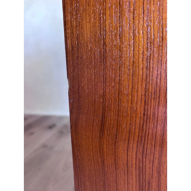 Mid-Century Teak Rolltop Secretary Desk Signed Egon Ostergaard With Label Made in Sweden For Sale - Image 15 of 17