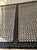 Ornamental & Decorative Materials Vintage Chinoiserie Dark Jade Lacquer Faux Bamboo Dining Table With Glass & Woven Panel Top For Sale - Image 7 of 13