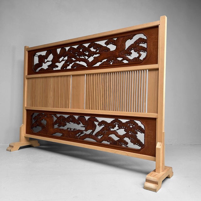 Vintage Japanese Room Divider, 1920s For Sale - Image 13 of 17