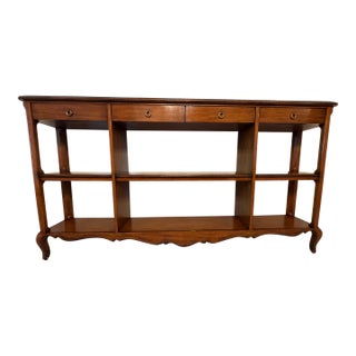 Theodore Alexander Chateau Du Vallois Collection Console Table Bookshelf For Sale