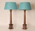 Traditional Marble Lamps Red Rouge Neoclassical Column Table Lamps - A Pair For Sale - Image 9 of 10