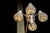 Metal Antique Harry J. Bosworth Dental Lamp With Holophane Shades For Sale - Image 7 of 11