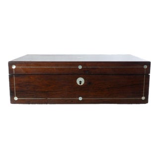 19th Century Rosewood With Mother of Pearl Inlay For Sale