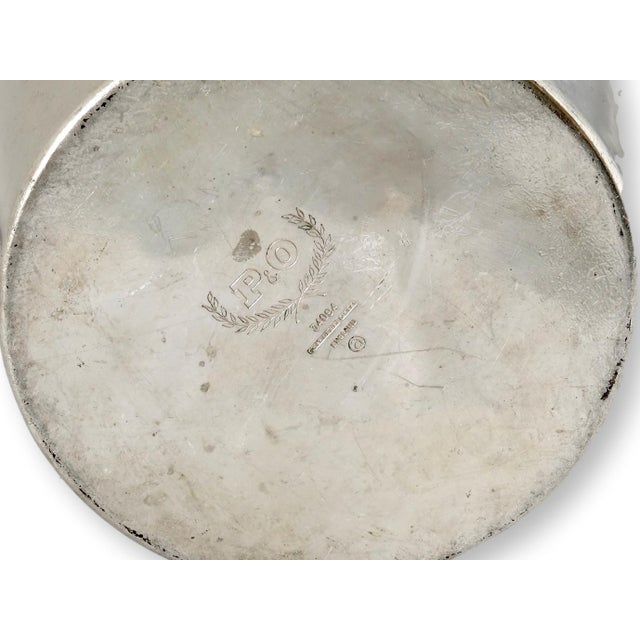 Early 20th Century Early 20th Century Elkington P & O Cruise Ship Silverplate Champagne Bucket For Sale - Image 5 of 6
