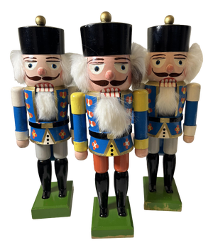 Vintage Nutcrackers from G.K.W. Germany, 1960s, Set of 3