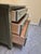Timeless Vintage Sage Three-Drawer Dresser With Warm Gold Hardware For Sale - Image 11 of 11