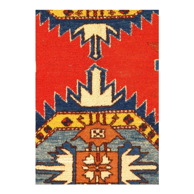 Pasargad Ny Turkish Kazak Rug - 4'11" X 5'8" For Sale - Image 4 of 5