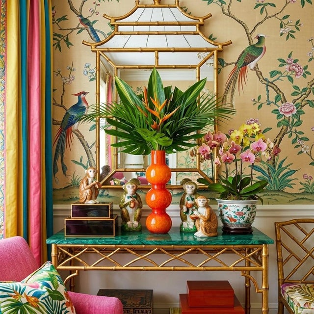 A stunning statement in saturated color, this Turtle and Crane selection is an authentic Global Views art glass vase....