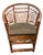 Wood Rattan Brighton Fretwork Chair For Sale - Image 7 of 7