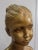 Sculpture Materials Antique Gilded Plaster Twisted Column and Bust of a Girl For Sale - Image 7 of 18