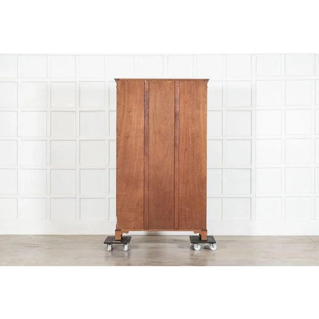 English Mahogany Glazed Bookcase, 1900 For Sale - Image 13 of 14