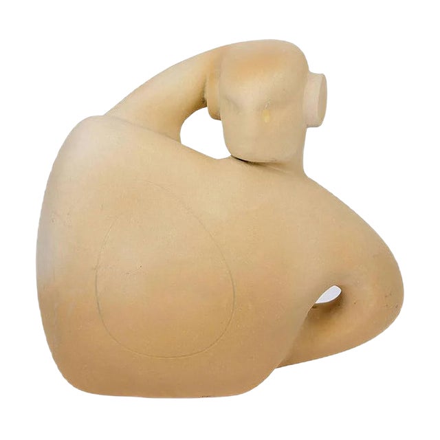 Sculpture Ceramic Figurative in Terracotta For Sale