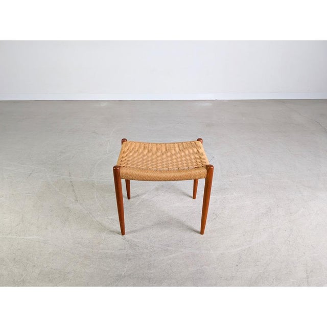 Danish Model 80 Stool in Teak by Niels O Møller for J.L. Møller For Sale - Image 5 of 10