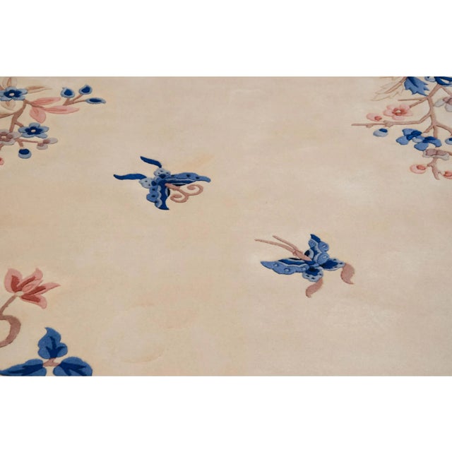 1980s Vintage Art Deco Carpet - 6' X 9' For Sale - Image 5 of 13