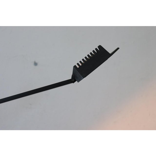 Black Metal Postmodern Table Lamp by Fridolin Naef for Luxo, 1980s For Sale - Image 10 of 18