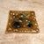 For your consideration, a vintage fused art glass trinket dish or ashtray, attributed to Felipe Delfinger for his Mexican...