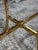 Glass Mid-Century Hollywood Regency Brass Horse’s Head Guéridon Side Table With Heavy Glass Top - Manner of Maison Jansen / LaBarge For Sale - Image 7 of 10