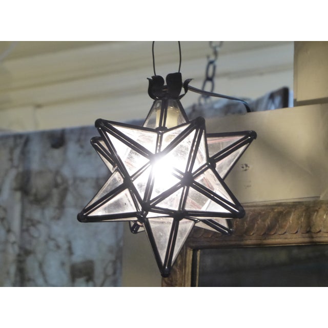American Vintage Copper Star Light For Sale - Image 3 of 4