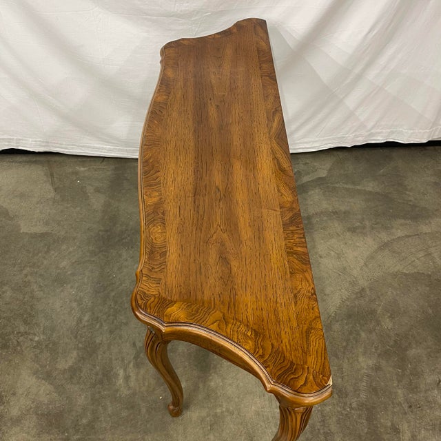 Early 20th Century Thomasville French Court Sofa Table Mid Century Modern Wood Chairish