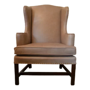 Kittinger Fireside Wing Chair in New Leather