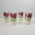 This Charming Set of 4 Vintage Rose Juice Glasses also known as Jelly Glasses will surely bring a smile to your face each...