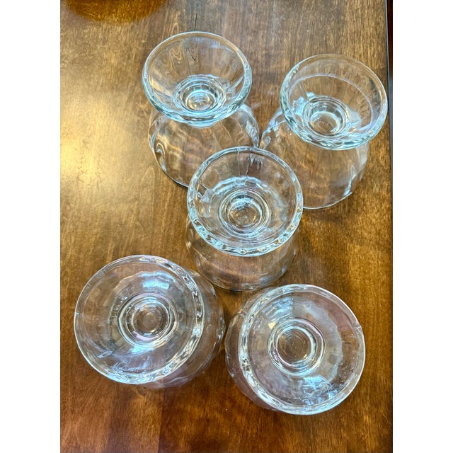 Libbey Glass Pedestal Bowls - Set of 5 For Sale - Image 9 of 12