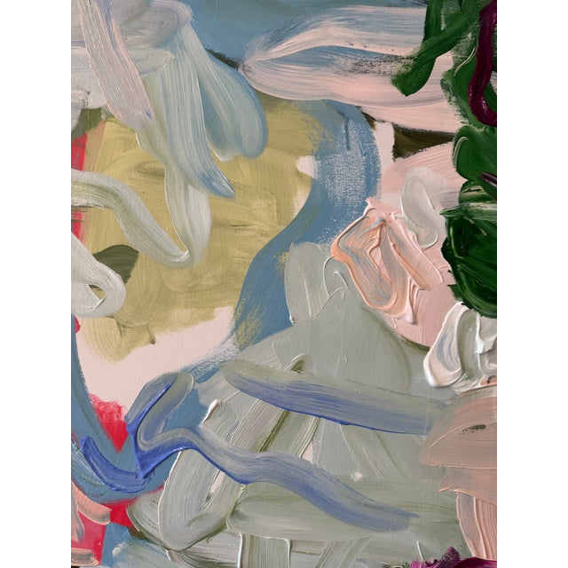Abstract "Wildflowers" Original Painting by Hayley Morée For Sale - Image 3 of 5