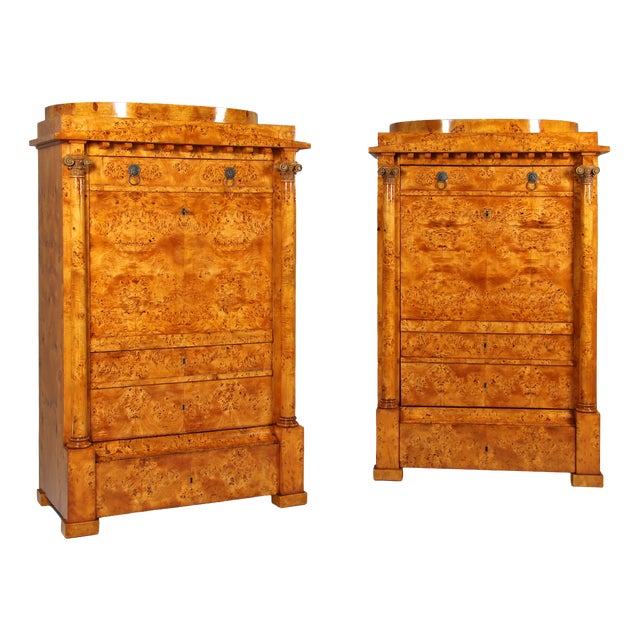 Biedermeier Cabinets, Berlin, 1825, Set of 2 For Sale
