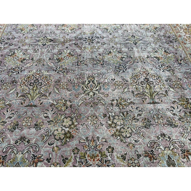 Vintage Traditional Hand-Knotted Wool Rug - 10'8" x 16'11" For Sale - Image 9 of 10