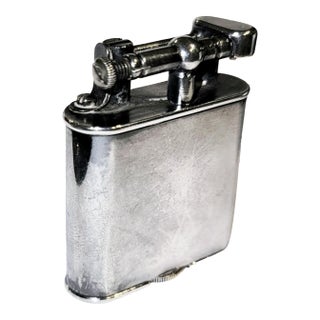 Dunhill Swiss Unique Silver Lighter, 1920s Industrial For Sale
