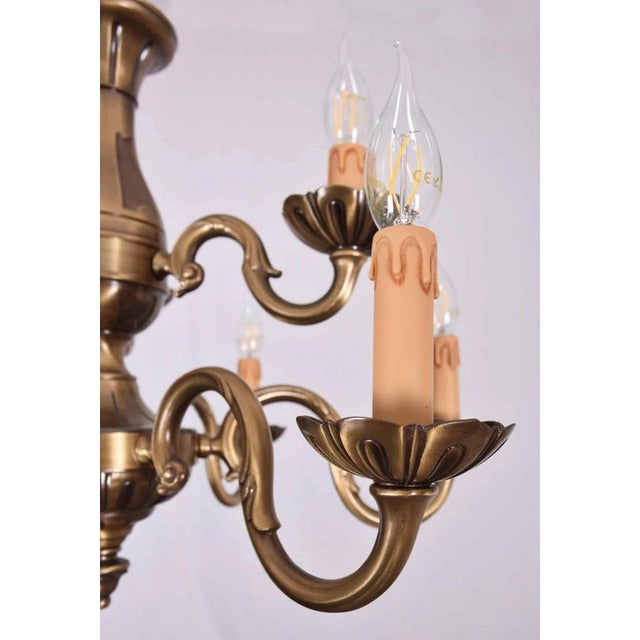 Vintage Northern French Chandelier, 1950s For Sale - Image 4 of 6