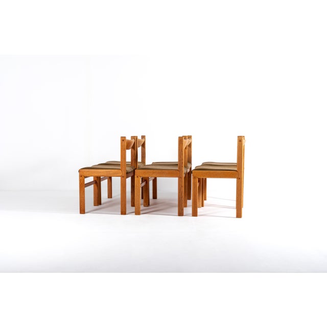 Mid-Century Modern Vintage Oak Dining Chairs by H.W. Klein for Bramin, Denmark, 1960s, Set of 6 For Sale - Image 3 of 16