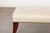 19th Century English Regency Bench with Saber Legs and Custom Linen Upholstery For Sale - Image 9 of 12
