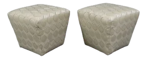 Ethan Allen Footstool Pair
