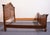 Wood Kevin Charles Cherry Contemporary Traditional Empire Style King Size Bed For Sale - Image 7 of 9