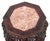 Chinese Chinese Hardwood and Marble Pedestal Table For Sale - Image 3 of 4