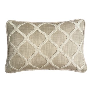 Custom Linen Lumbar Pillow For Sale