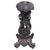 Antique 19th century Anglo-Indian, finely carved serpent Pedestal plant stand with prolific foliage and wildlife design....
