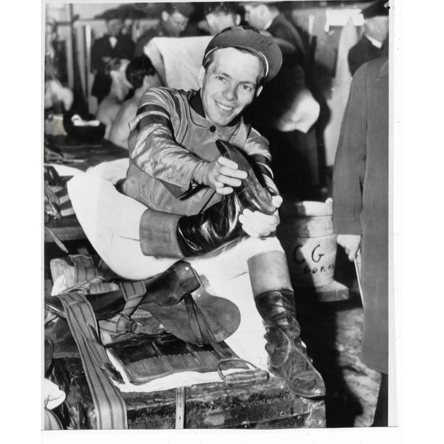 Figurative 1944 Conn McCreary Wins the Kentucky Derby Equestrian Photograph For Sale - Image 3 of 3