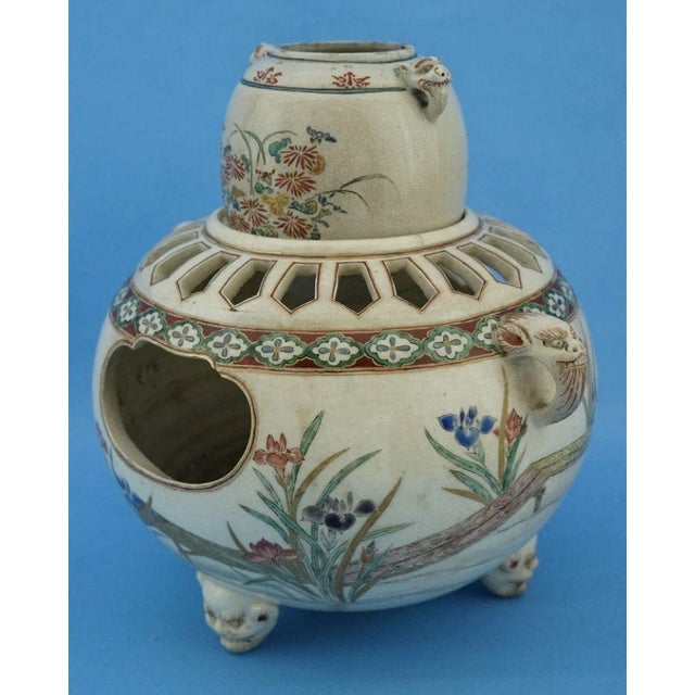 Ceramic Japanese Ceramic Kōro Incense Burner, 1800s, Set of 2 For Sale - Image 7 of 18