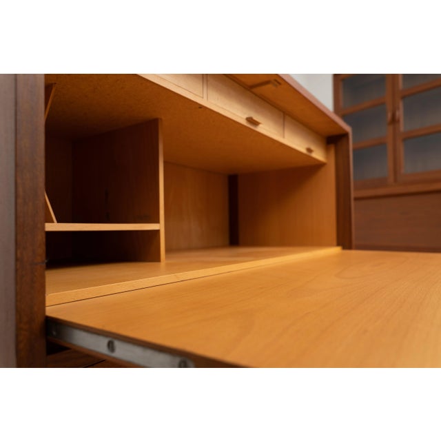 Arne Wahl Iversen Danish Wooden Highboard by Arne Wahl Iversen For Sale - Image 4 of 18