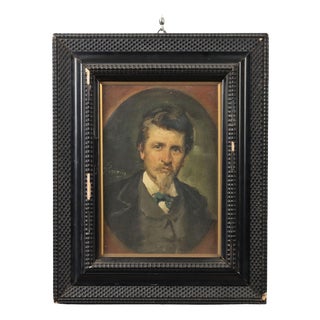 Giovanni Pezzotta, Portrait, Oil on Canvas For Sale